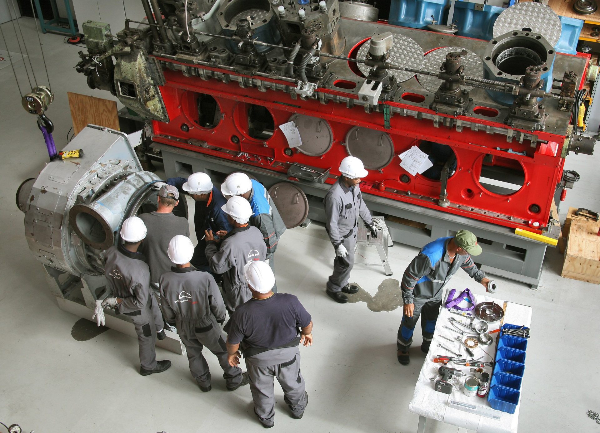 Visite de MAN Energy Solutions