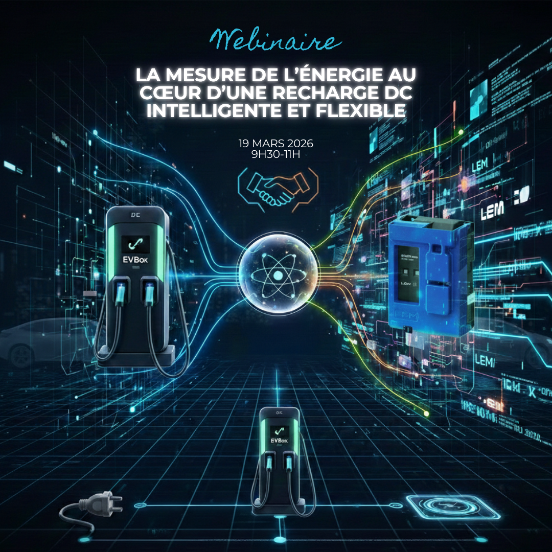 [Webinaire] La mesure de l’énergie au cœur d’une recharge DC intelligente et flexible